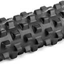 Amazon.com : RumbleRoller - Extra Firm Textured Muscle Foam Roller Manipulates Soft Tissue Like A Massage Therapist (Black, Compact) : Sports & Outdoors