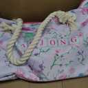 TIASUSAN American Mahjong Tile Set with160 Engraved Mahjong Tiles(1.2"), Mahjong Set with Pink Mahjong Bag, Racks and Accessories., 1.2" x 0.9" x 0.5"