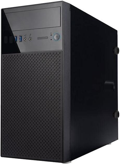 in Win EN708 Micro ATX Mini Tower Computer Case only, 5.25" Drive Bay x 1, USB 3.0 Front Ports x 2, HD Audio