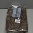 BEQHAUSE Dirt Trapper Door Mat 32" x 48" Half Circle Non-Slip Washable Doormats Entrance Rugs Absorbent Welcome Low Profile Floor Mats for Front Back Door and Entryway, Brown