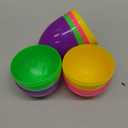 Easter Eggs Decorations Plastic Large: 5 Inch 6 Pack Jumbo Fillable Colorful Bright Easter Egg Hunt Empty Bulk Assortment