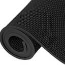 Thick PVC Drainage Floor Mat 3FTX16.4FT Black PVC Pool Floor Mat, 196.8" x 36"