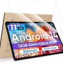 2-Pack Screen Protector Compatible with COLORROOM Tablet C5 11" 2026, [HD Clarity] [9 Hardness] [Anti-Scratch] Tempered Glass