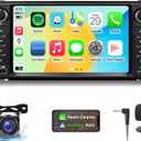 [4+64G] Android 13 Car Stereo w/Carplay & Android Auto for Jeep Wrangler Radio 2007-2018,for Chrysler for Dodge Ram 1500/2500/3500 Radio Upgrade with AHD Camera,GPS Navigation,SWC,WiFi,FM,Bluetooth