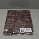 Saodimallsu Womens Long Puff Sleeve Sweater Dress Crew Neck Bodycon Ribbed Knit Fall Midi Dresses with Belt (Medium, Brown)