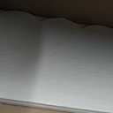 Mooliwe Scalloped Felt Bulletin Cork Board Foldable White 48 * 36 Inch, 47.2" x 35"