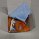 Interactive Cat Toys for Indoor Cats, The 3rd Generation Agile Moving Cat Ball with Elastic Mesh Tail, Automatic Kitten Toys for Bored Indoor Cats, Motion Activated (Orange)