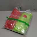 Soulchen Lime Green Christmas Santa Hat Novelty Furry Santa Hat with Red Heart Funny Monster Costume Accessories for Men Women Christmas Party Favors Photo Props