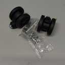 Zoofen Luggage Replacement Wheels 2 pcs Suitcase Replacement Wheels Wear-Resistant Luggage Wheels for Most Suitcase Repair (Black)