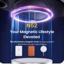 Lanhiem Magnetic for iPhone 17 Waterproof Case, Dustproof Case Built-in Screen Protector, [Fit for MagSafe] [Invisible Stand] Shockproof Heavy Duty Underwater Case for 17(Black)