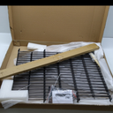 No Dig Fence Tall Garden Fence, 5 Panels Dog Fence Animal Barrier, Arched Flower Bed Edging Ornamental Wire Border for Yard Patio (5 Panels - 30 in(H) X 10 ft(L) - with Gate)