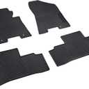 Floor Mat for Hyundai Tucson 2016 2017 2018 2019 2020 2021 Heavy Duty Rubber Front+Rear Car Liner Carpet All Weather Custom Fit Waterproof Odorless (Black 4PCS)