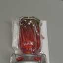 Hummingbird Feeders for Outdoors with Ant Moat, Hand Blown Glass Hummingbird Feeder, 4 Feeding Ports with Perch, Outdoor Garden Dcor, 15 OZ, Red, Gifts for Mom Wife Dad Men Women