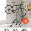 VEVOR Bike Repair Stand, 66 lb Heavy-duty Bicycle Work Stand with 32.8-56.6 in Adjustable Height & Magnetic Tool Tray, Foldable Bicycle Maintenance Rack, Shop Home Mechanics for Mountain & Road Bike