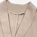 Kubsid Pant Suits for Women Dressy 2026 Business Blazer and Elastic High Waist Straight Leg Pants Work 2 Piece Outfits Medium