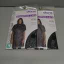 Diane Shampoo Cape, 36"X54", Black 2 Pack