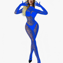Sexy Fishnet Bodystocking for Women Mesh Sheer Lingerie Bodysuit Crotchless Babydoll Open Crotch Outfits Nightwear M