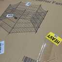 15 Panels Decorative Garden Fence with Gate, 32 in(H) X 35.4 ft(L) No Dig Dog Fence Animal Barrier Outdoor for Yard, Rustproof Metal Garden Edging and Borders, Temporary Fencing Stakes