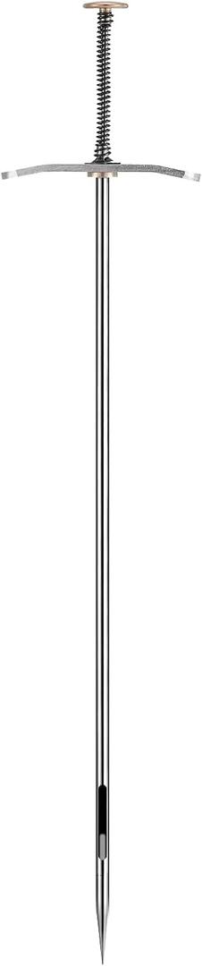Otoolling Metallic Silver Tufting Needle for Upholstery, Button Sewing Attachment & Furniture Repair 12.4 Inch Tufting Needle for DIY Cushions Reupholstering