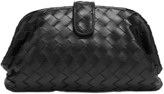 Woven Bags for Women Shoulder Bag PU Leather Handwoven Crossbody Bag Satchel Woven Purses