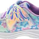 Skechers Girls Glimmer KicksSneaker (5 Toddler, Light Blue/Lavender)