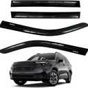 AUXKO Rain Guards for Subaru Forester 2025 2026, Window Vent Visors Accessory - Tape-On Rain Guard Window Visor for Subaru Forester, Easy Install Car Side Window Wind Deflectors & Visors, Smoke Black