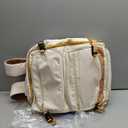 Taygeer Personal Item Travel Bag, Underseat 40L Spirit Airlines Personal Item Bag 18x14x8 with Makeup Compartment, 18x14x8 Inches Carry on Backpack for Women Fits Spirit Frontier Allegiant, Beige