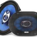 Pyle 6''x 9'' 400 Watt Four-Way Speakers (Pair) PL6984BL