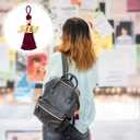 Daifunli 60 Pcs 2026 Mini Graduation Tassels for Craft 2.4inch Tassels Party Favors Mini Bookmark for Graduation Decor, Chocolates Decor, Keychain Making(Maroon)