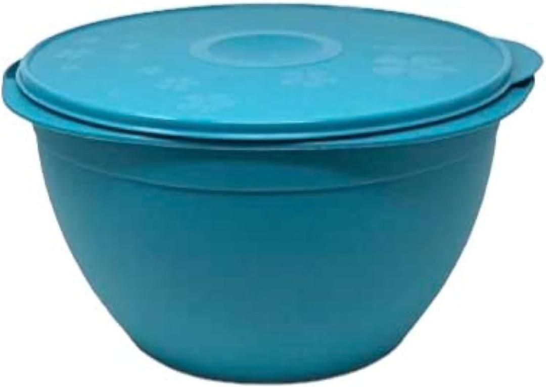 Maxi Jumbo Mega Mixing Salad bowl blue with Seal - 42 cups