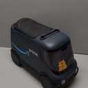 Radio Flyer Amazon Delivery Van, For Ages 2+, Ride and Deliver Truck for Kids, Under Seat Storage, Stationary Handle, Ergonomic Seat, Includes 3 Mini Amazon Boxes & 3 Wooden Toys, Toddler Ride On Toys