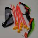 ToyVelt Kids Bow and Arrow Set - Light-Up Archery Set with 10 Suction Arrows, Target and Quiver - Outdoor and Indoor Toy for Boys and Girls Ages 4-12 (Green)