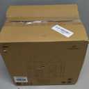 Kingsyard Mesh Caged Bird Feeders for Outdoor Hanging, Tube Squirrel Proof Bird Feeders with Tray for Small Birds Finches Bluebird, Rain Proof Covered, 4 Feeding Ports, Black