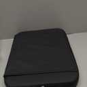 Outdoor Chair Cushions Set of 3: Waterproof & Fade Resistant Seat Cushion for Patio Furniture - 18.5 x 16 x 2 Inch Chair Pads with Ties and Hidden Zipper - Patio Chair Cushion Replacement, Black