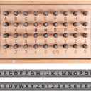 PH PandaHall Iron Number Alphabet Punch Sets, 36pcs 1.5mm(1/16 inch) Uppercase Alphabet A to Z, Number 0 to 8 and Symbol & Metal Stamp Punch Tool Kit for DIY Jewelry Making, Black