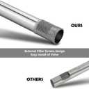 41862 Grill Burner for Weber Q200, Q220, Q2000 Q2200, 396000, 396001, 396002, 566002, 53060001, 304 Stainless Steel 20.5 Inches Grill Burner Tube Pipe Kit Replacement for Weber 69956/60041