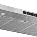 VIKIO HOME 36 Inch Under Cabinet Range Hood 900 CFM, Dual Motor Powerful Kitchen Vent Hood, Gesture & Touch Control, Ultra Quiet DC Motor, Dishwasher-Safe Filters, LED Lights, Stainless Steel