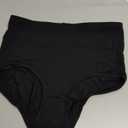 Pure Cotton Underwear For Women Skin-Friendly Comfortable And Breathable Underwear Mid-Waist (Small, Black)