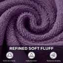 Utopia Towels 24 Pack Washcloths, 12x12 in, 100% Cotton, Plum | Premium 100% Ring Spun Cotton Face Cloths - Highly Absorbent, Fast Drying Soft Feel Fingertip Towels for Daily Use