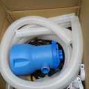 300 GPH ETL Certified Pool Filter Pump for Small Above Ground Pool | Pool Cartridge Filter Pump System with GFCI, Safety & Reliable Water Circulation Pumps - Rapidly Capture Debris - Dark Blue