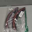 3 Pcs Carbon Fiber Car Steering Wheel Cover, Anti-Skid & Scratch-Proof,Segmented, Butterfly Thin Steering Wheel Cover Men/Women Universal Fit 14.5"-16" Wheel Covers for Cars/Truck/SUV (Sleek Red +Black)