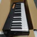 AiJoy 88 Keys Folding Piano keyboard with Colorful Light Up Keyboard Piano | Full Size Semi-Weighted Keyboard Electric Piano with USB-MIDI, Speakers, Sustain Pedal for Beginners, Travel and Small Spaces