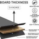 Bunkie Board 10MM, Folding Spring Box, Light and Thin, Breathable, Noise Minimizing, Moisture Resistant Bunkieboards, Bed Support Flat Noodles, Queen Size 60x80''