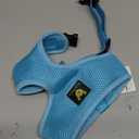 EcoBark Dog Harness - Eco-Friendly Max Comfort Harnesses - Luxurious Soft Mesh Halter - Over The Head Harness Vest- No Pull and No Choke for Puppy, Toy Breeds & Small Dogs (Medium, Blue)