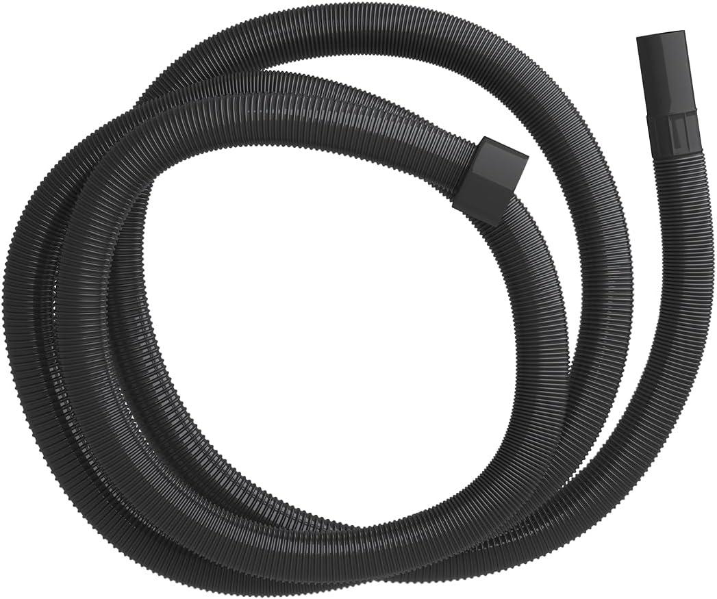1 Vacuum Hose Compatible With Shop Vac 9062500, 15-Feet Long Flexible Hose Fits With Shop Vacuum Models - Black, (1 Pack) - By Think Crucial