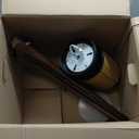 52" Ceiling Fan with Light - Low Profile Flush Mount Ceiling Fan, 6-Speed Remote Control, Solid Wood, Quiet Reversible DC Motor,Walnut/Black Finish, for Bedroom, Living Room, Porch