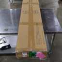 Veken 63 Inch Electric Standing Desk, Height Adjustable Sit Stand Up, Wood Desktop, Work Home Office Computer PC Table, Tall Standup Workstation, Gaming Writing Study Bedroom Rising Desks, Brown