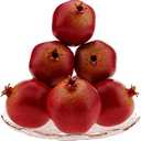 Meiwlong 6PCS Fake Pomegranates Artificial Pomegranate Fruit Bowl Fillers for Home Decor,Lifelike Faux Fake Fruit,Kitchen Table Centerpiece Decor, Wedding Party & Indoor Photography Props