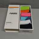 PAPLUS 6 Pairs Ankle Compression Socks for Women, Cushioned Running Socks with Arch Support, Low Cut, Targeted Compression (Large-X-Large, Mix of Colors(6 Pairs))