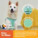 The Dodo Green Dog Harness, Size Small; Easy Step-in Harness for Dogs; Breathable Mesh Fabric; Snap-Together, Pinch Release Buckle, Ring for Leash Attachment; Everyday Pet Apparel